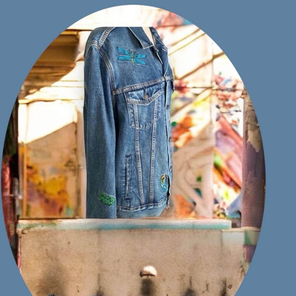 VERY Rare Levi’s Unisex Jean Jacket, Limited édition 1990’s ~ size Large ~NWT - Picture 7 of 16